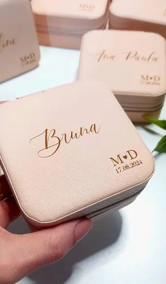 Mini Porta Joias para Viagem Personalizado | 1 Unidade