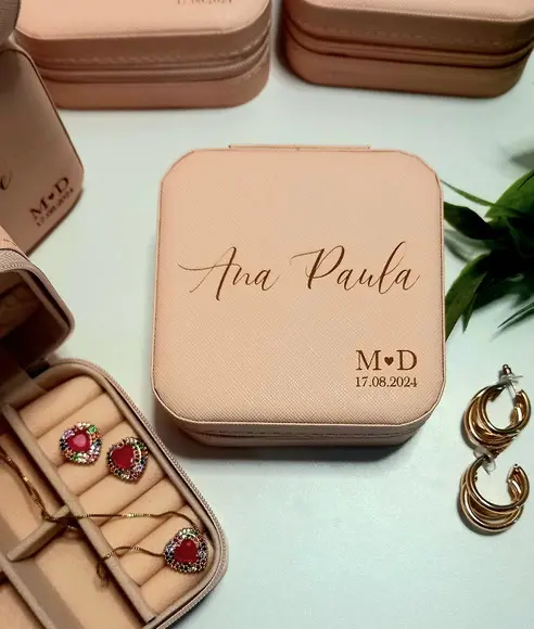 Mini Porta Joias para Viagem Personalizado | 1 Unidade