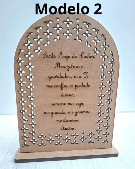 Oração Santo Anjo | Decoração Cristã para Quarto de Bebê