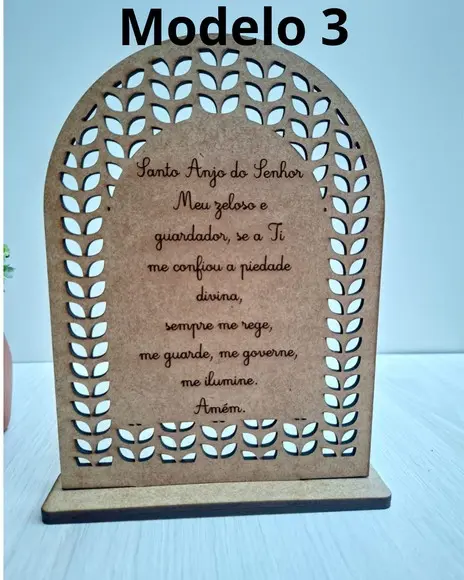 Oração Santo Anjo | Decoração Cristã para Quarto de Bebê
