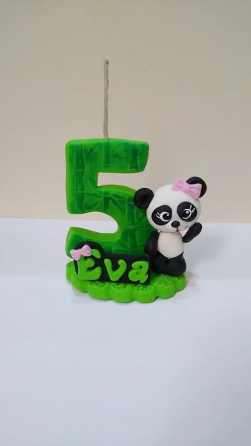 VELA PANDA ROSA