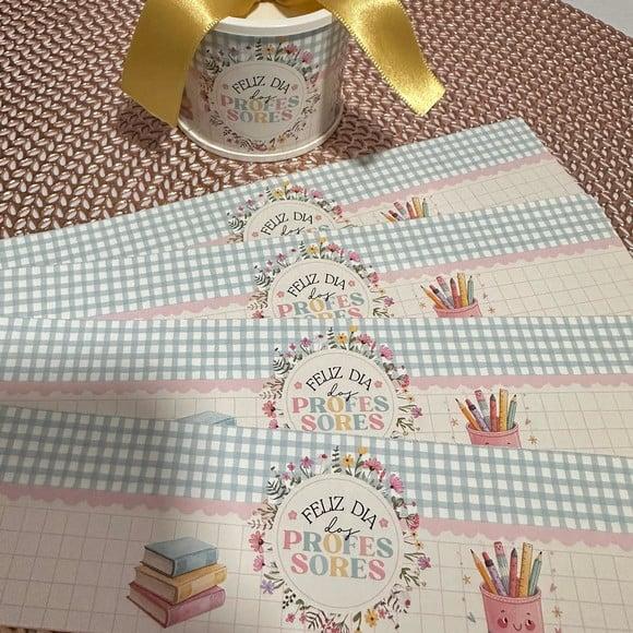Adesivo para Mini Tubolata 5x6 Dia dos Professores