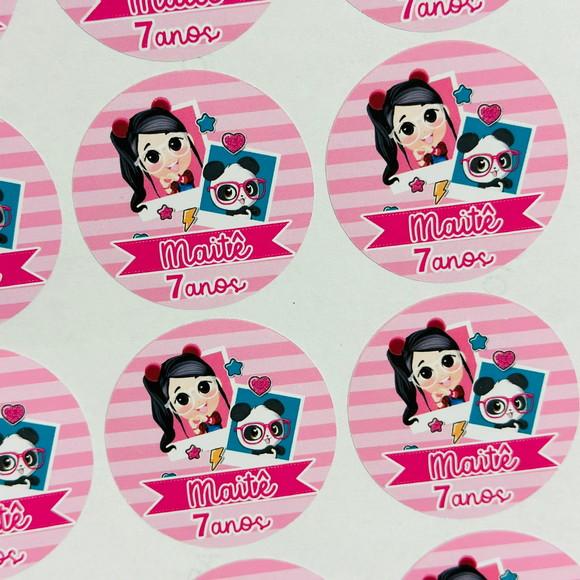 Adesivo Personalizado Luluca 4cm