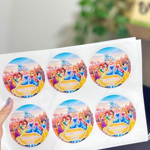 Adesivo Redondo 5 cm Personalizado