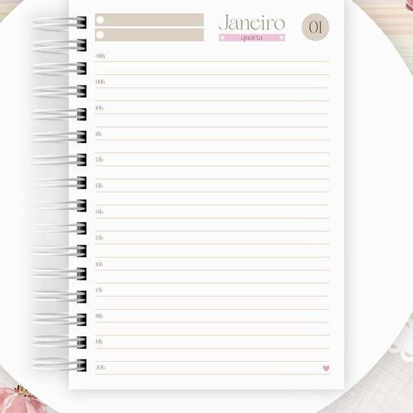 Agenda Personalizada 2025 Floral