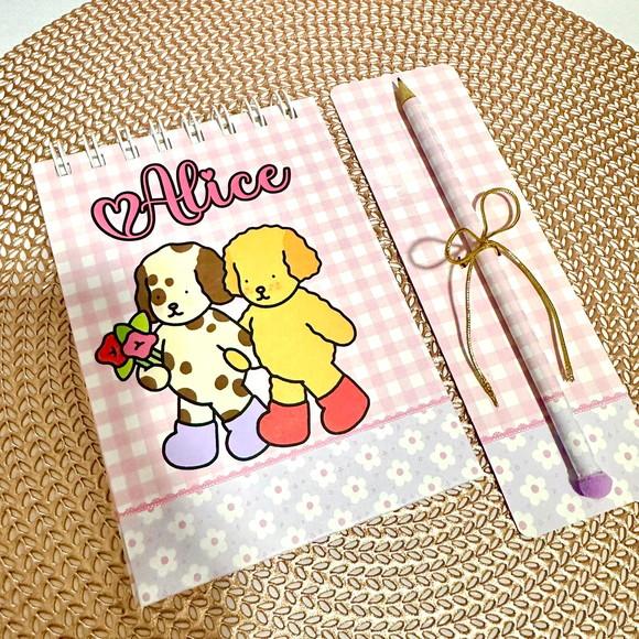 Bloquinho de Anotações A6 Bobbie Goods + Lápis
