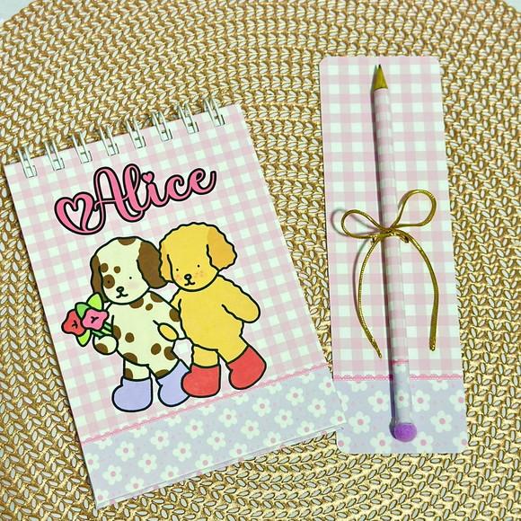 Bloquinho de Anotações A6 Bobbie Goods + Lápis