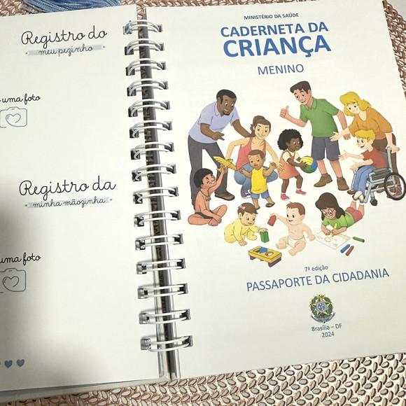 Caderneta de Saúde Vacinação Minimalista