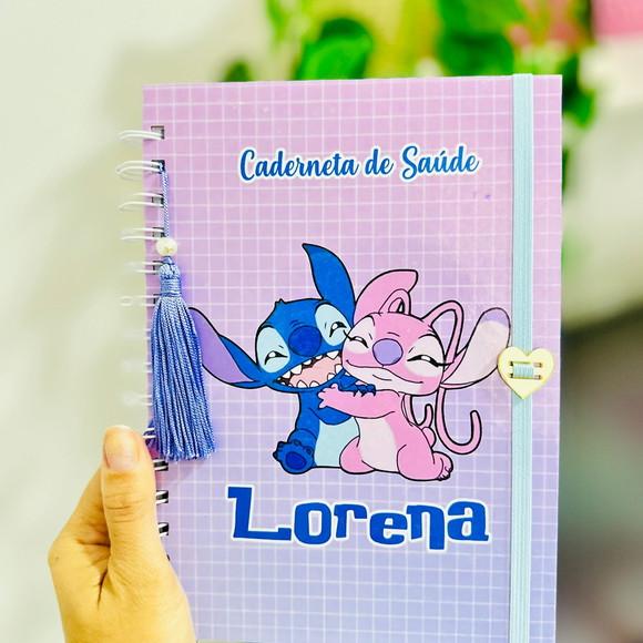 Caderneta Saúde Vacinação Stitch