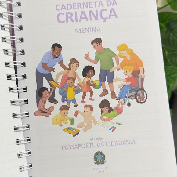 Caderneta Saúde Vacinação Stitch