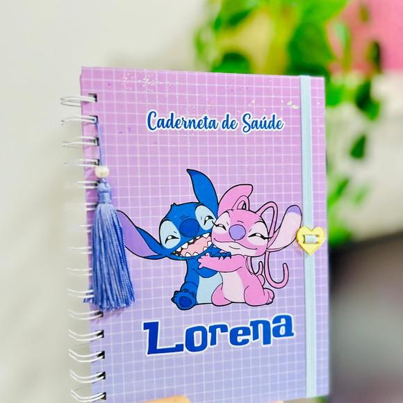 Caderneta Saúde Vacinação Stitch