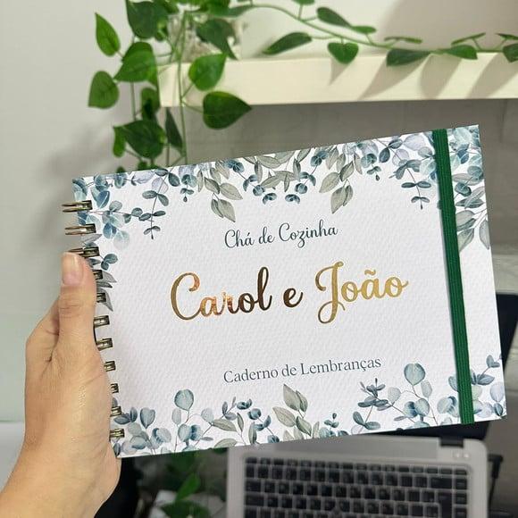 Caderno de Assinaturas Lembranças Chá de Cozinha