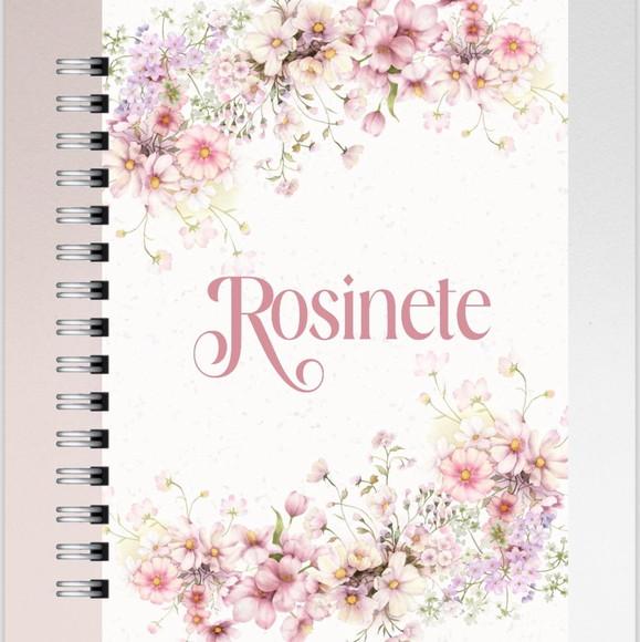 Caderno Pautado A5 Floral