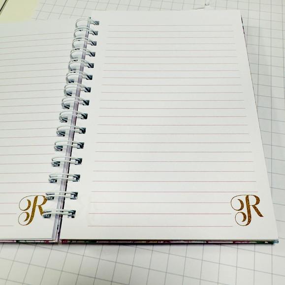 Caderno Pautado A5 Floral Alfabeto
