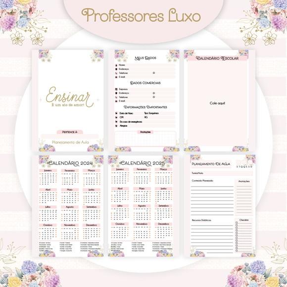Caderno Planejamento Aula Professora A5