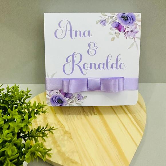 Caixa Convite Padrinhos Casamento