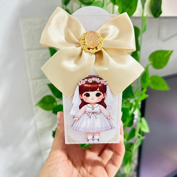 Caixa Milk Batizado Menina