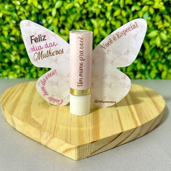 Card Borboleta Manteiga Cacau Dia da Mulher