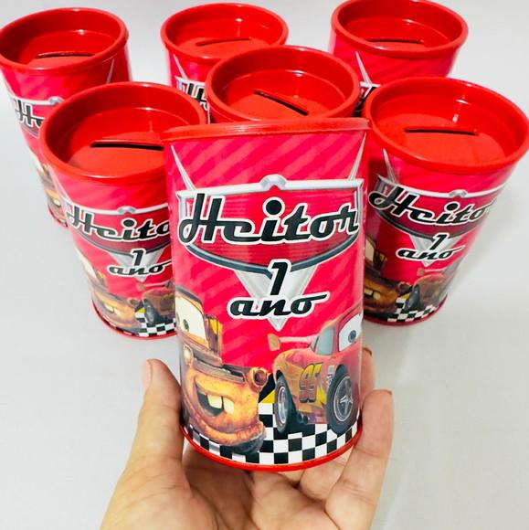 Cofrinho Personalizado Carros Cars