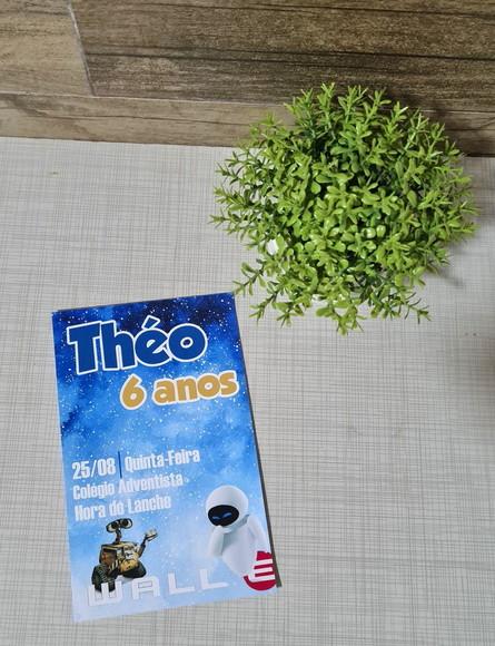 Convite Personalizado Wall-e