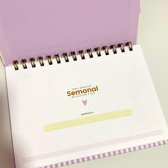 Desk Planner Semanal A5 Permanente ou 2026