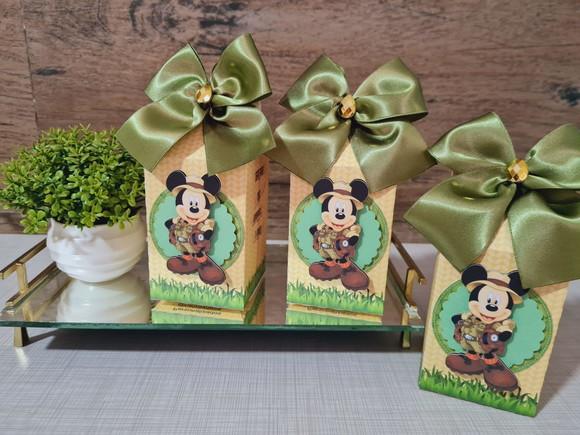 Kit 15 Personalizados Mickey Safari
