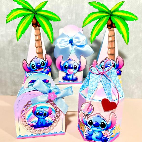 Kit 20 Caixas Personalizadas Stitch