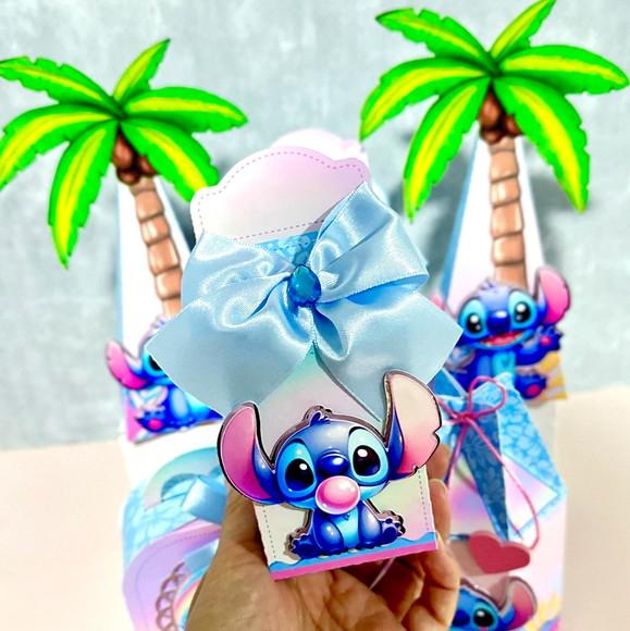 Kit 20 Caixas Personalizadas Stitch
