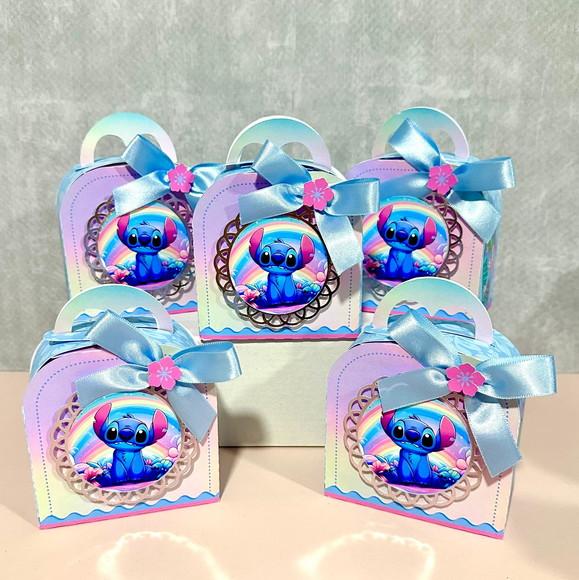 Kit 20 Caixas Personalizadas Stitch