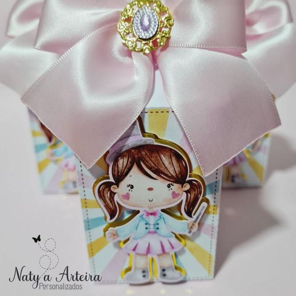 Kit 20 Personalizados Luxo Circo Rosa