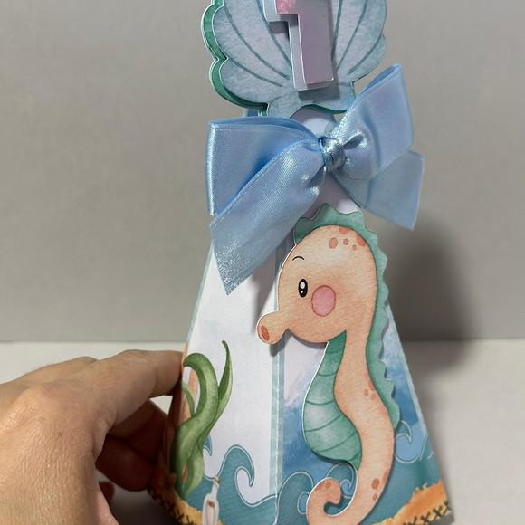 Kit 21 Personalizados Luxo Fundo do Mar