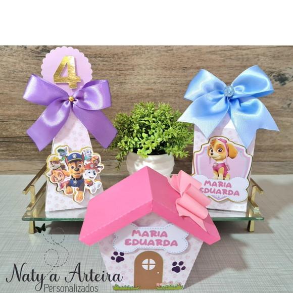 Kit 30 Personalizados Patrulha Canina Menina