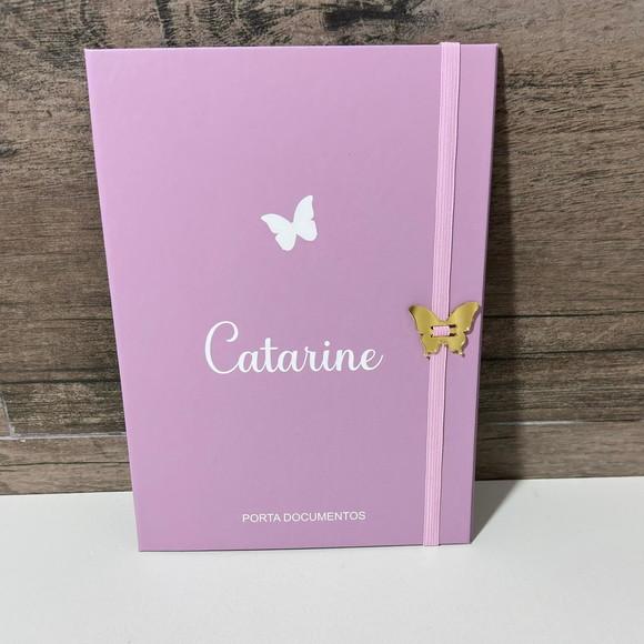 Kit Maternidade Caderneta + Livro Bebê e Porta Documentos