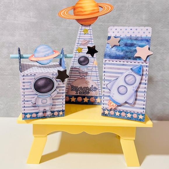 Kit Personalizados Astronauta 21 Peças