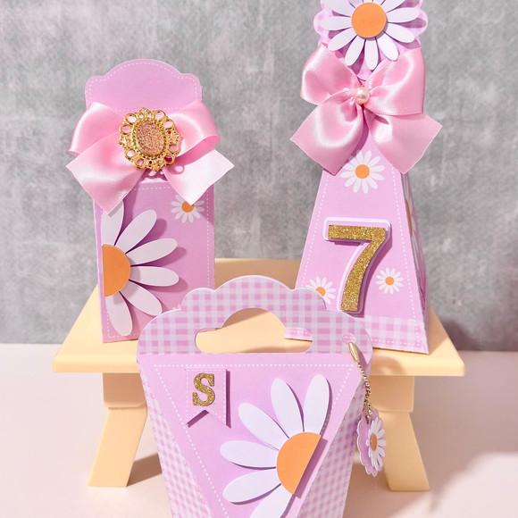 Kit Personalizados Margaridas 30 Peças
