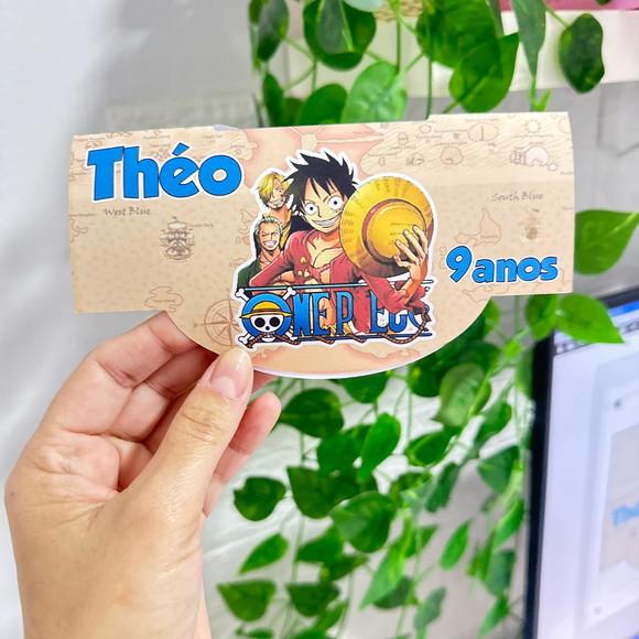 Lapela Personalizada para Sacolinha P One Piece