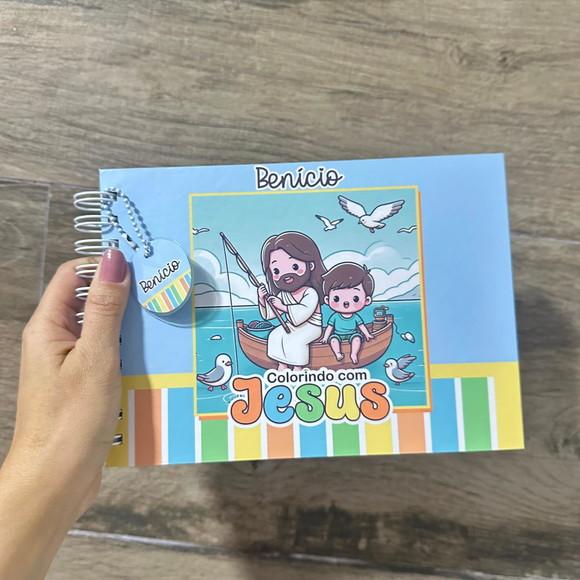 Livro de Colorir Cristão Menino