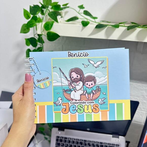 Livro de Colorir Cristão Menino