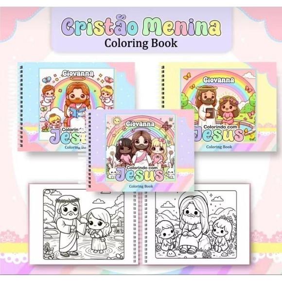 Livro de Colorir Cristão Menino