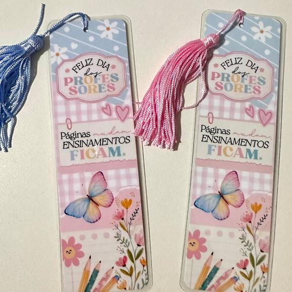 Marca Páginas Dia dos Professores com Tassel