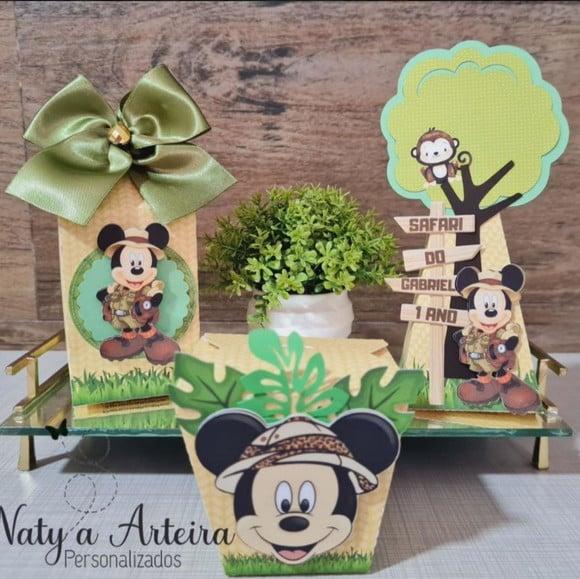 Pedido Especial 55 Caixas Mickey Safari Luxo