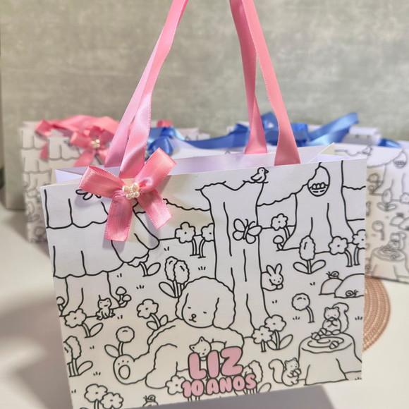 Sacolinha Personalizada Colorir Bobbie Goods