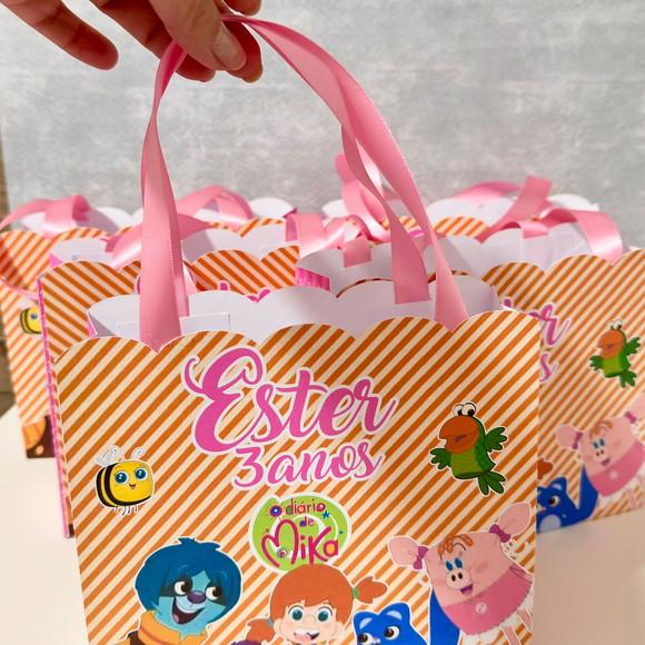 Sacolinha Personalizada Diário da Mika