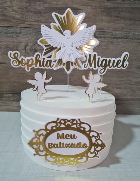 Topo De Bolo Batizado Eucaristia