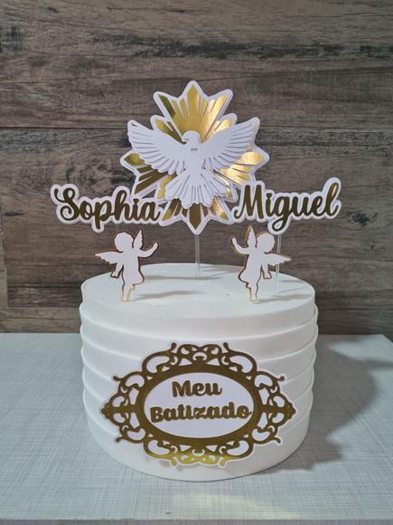 Topo De Bolo Batizado Eucaristia