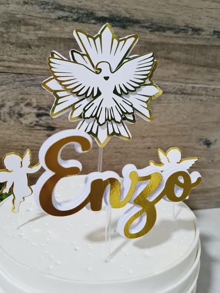 Topo De Bolo Batizado Eucaristia