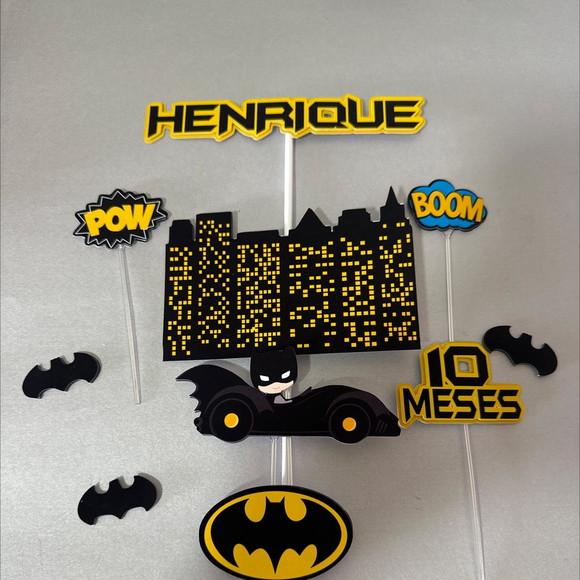 Topo de Bolo Batman Cute