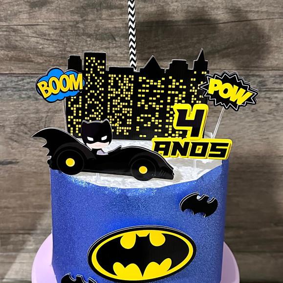 Topo de Bolo Batman Cute