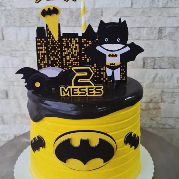 Topo de Bolo Batman