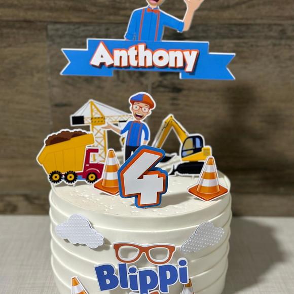 Topo de Bolo Blippi